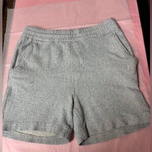 Zara Textured Shorts Men Blue/White
